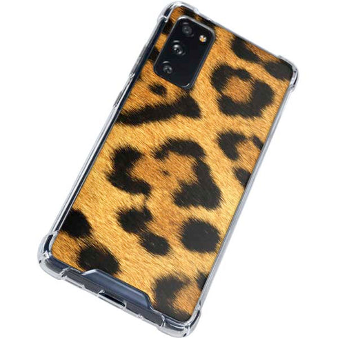 Leopard Animal Print Galaxy S20 FE Clear Case